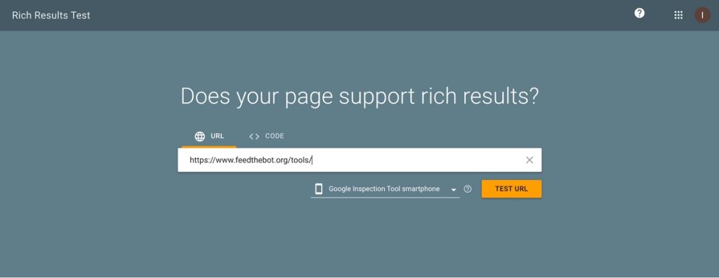 rich snippets testing tool